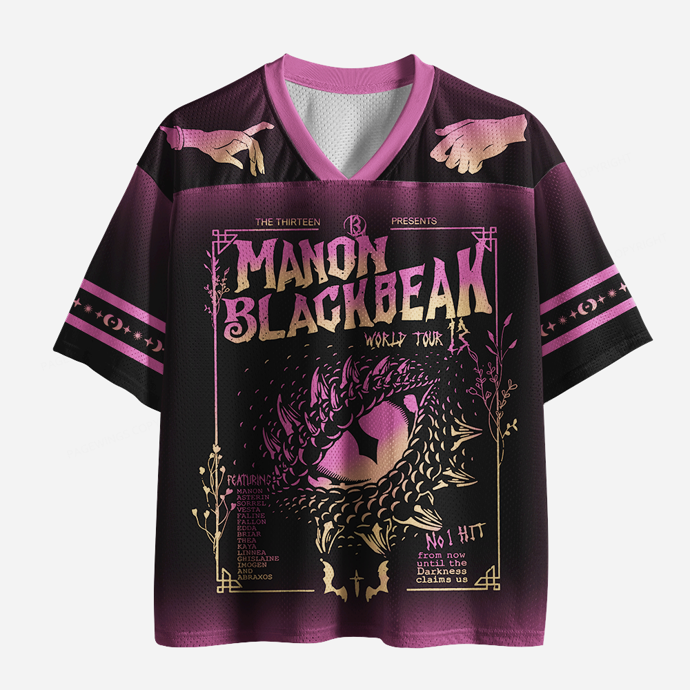 Pagewings Fantasy Novel Lovers Unisex Mesh Jersey
