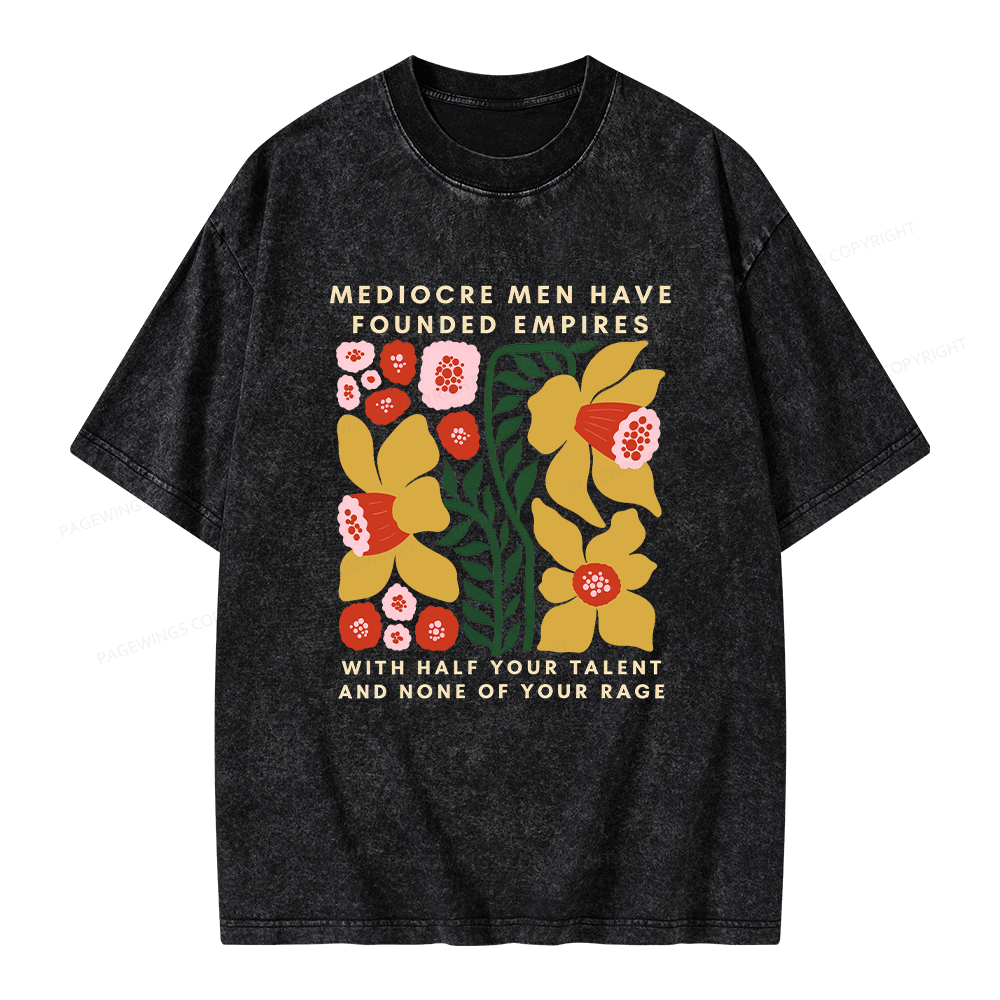 Pagewings With Half Your Talent Unisex Washed T-shirt