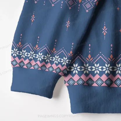 Pagewings God Dammit Donut Unisex Ugly Knit Sweatshirt