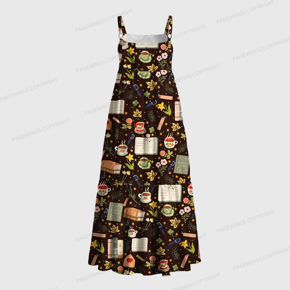 Pagewings Bohemian Book Lover Maxi Dress