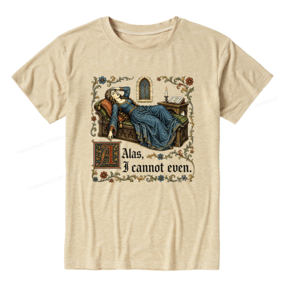Pagewings Medieval Book Lover Unisex Heather T-Shirt