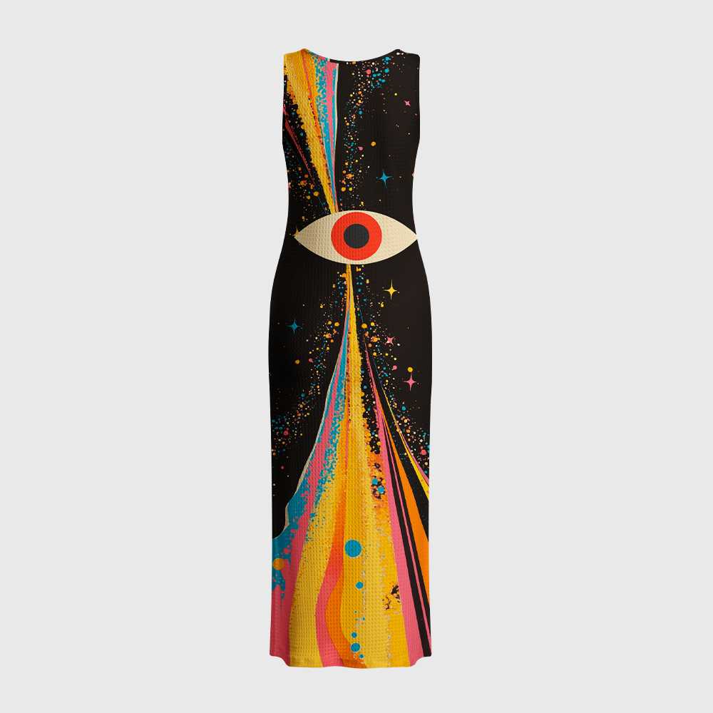 Pagewings Make Orwell Fiction Again Crochet Maxi Dress