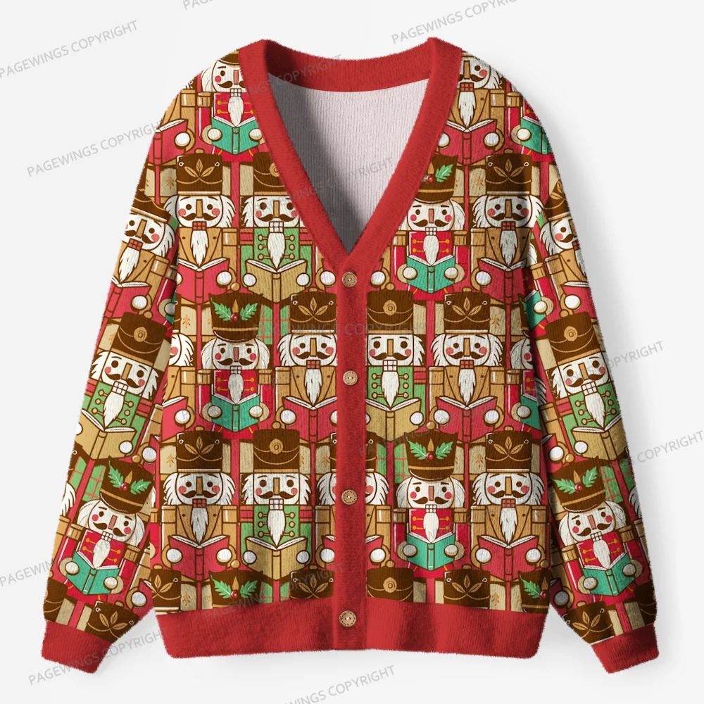 Pagewings Cozy Reading Unisex Ugly Cardigan Sweaters