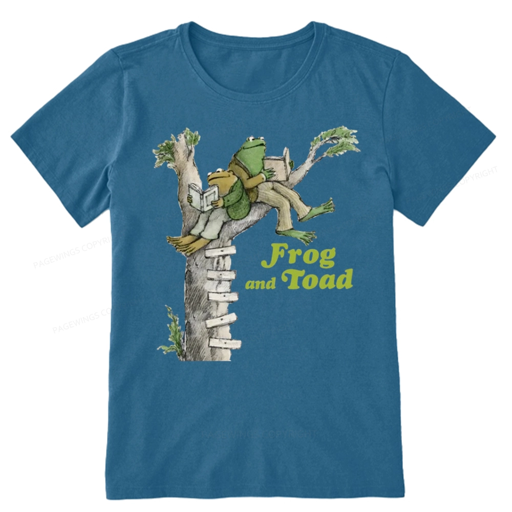 Pagewings Frog and Toad Old Book Unisex Classic T-shirt