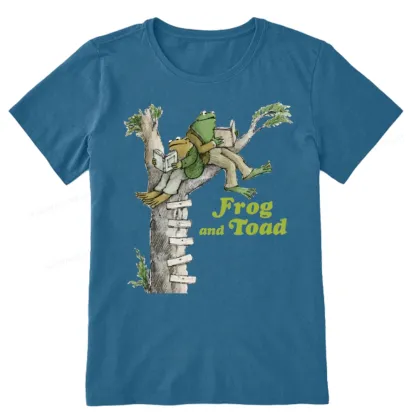 Pagewings Frog and Toad Old Book Unisex Classic T-shirt
