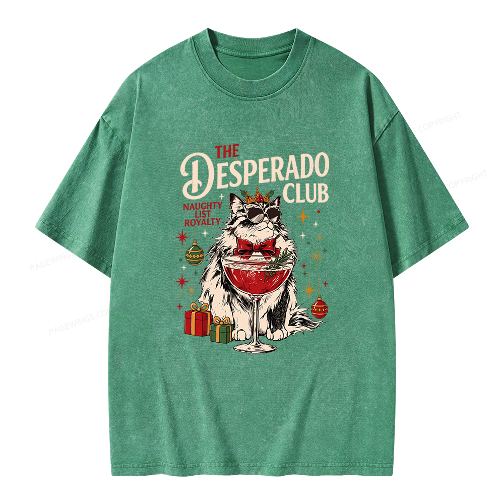 Pagewings The Desperado Club Unisex Washed T-shirt