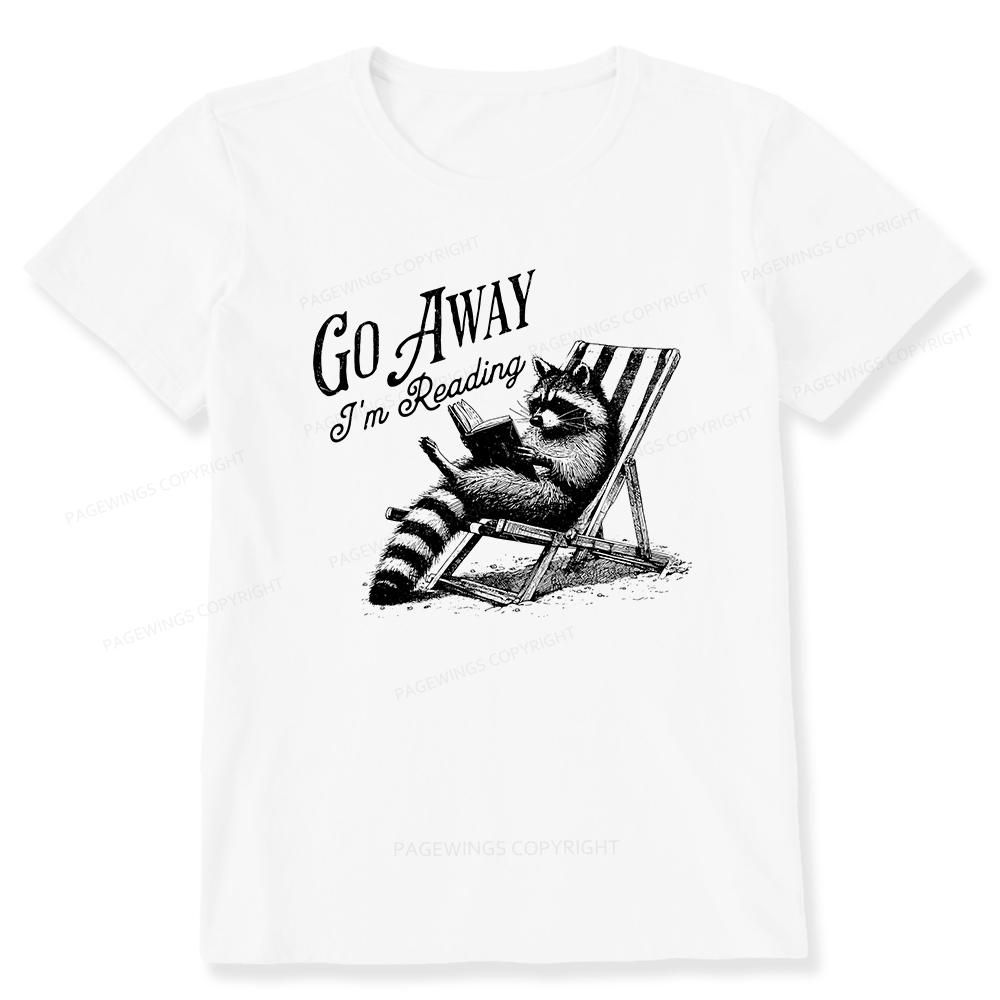 Pagewings Funny Raccoon Book Lover Tshirt Unisex Classic T-shirt