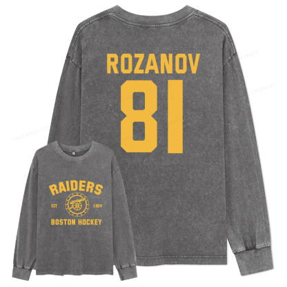 Pagewings Romance Novel Lover Unisex Washed Long Sleeve T-shirt 