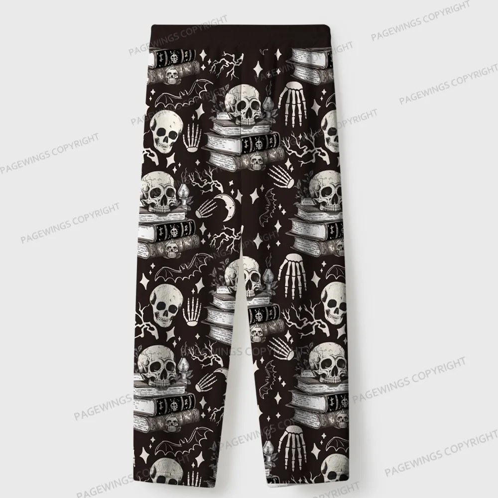 Pagewings Read Banned Books Gain Forbidden Knowledge Unisex Flannel Pajama Set