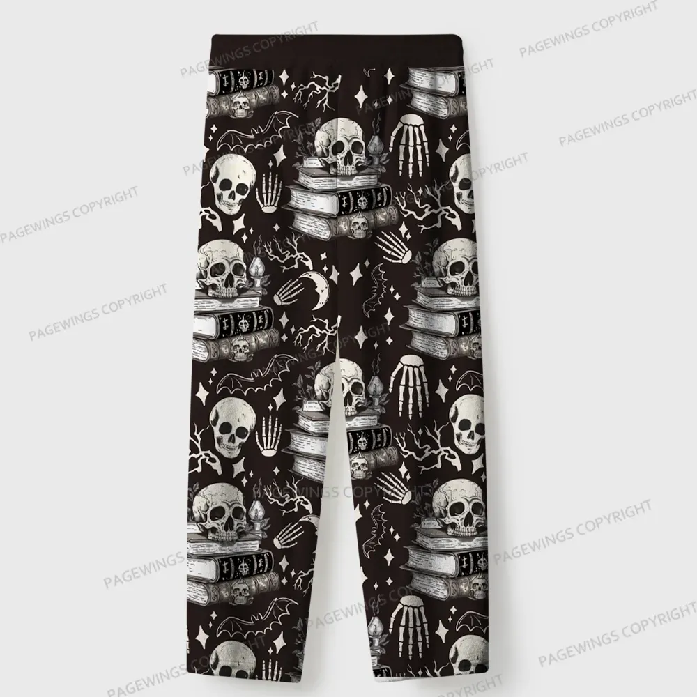 Pagewings Read Banned Books Gain Forbidden Knowledge Unisex Flannel Pajama Set