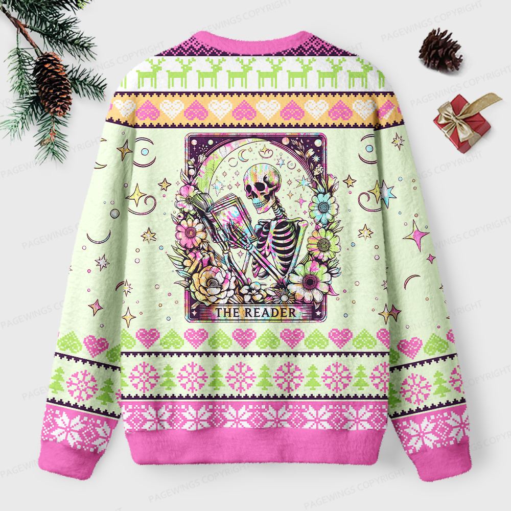 Pagewings Book Lover Unisex Ugly Light Knit Sweatshirt