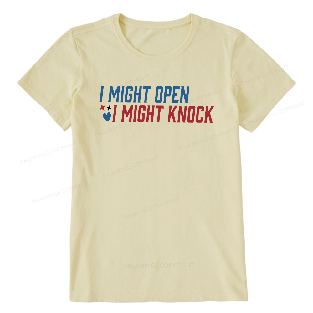 Pagewings I Might Knock Unisex Classic T-shirt