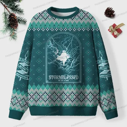 Pagewings Stormblessed Unisex Ugly Knit Sweatshirt