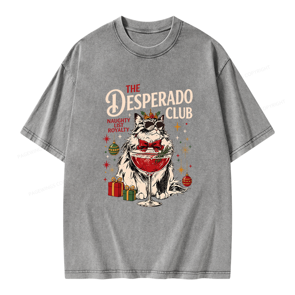 Pagewings The Desperado Club Unisex Washed T-shirt