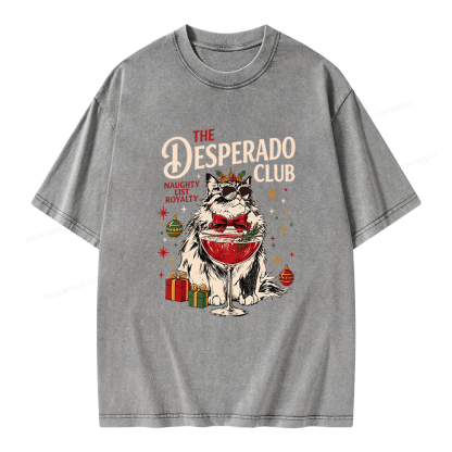 Pagewings The Desperado Club Unisex Washed T-shirt
