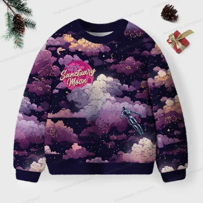 Pagewings The Rise Fall Of Sanctuary Moon Unisex Ugly Knit Sweatshirt