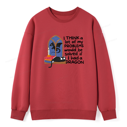 Pagewings If I Had A BookDragon Unisex Classic Sweatshirt