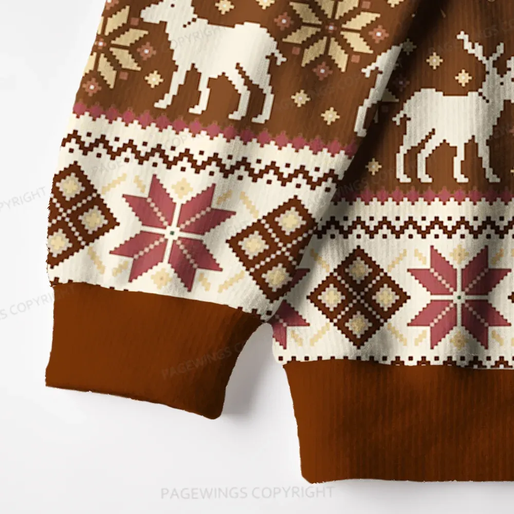 Pagewings The Reader Unisex Ugly Knit Sweatshirt