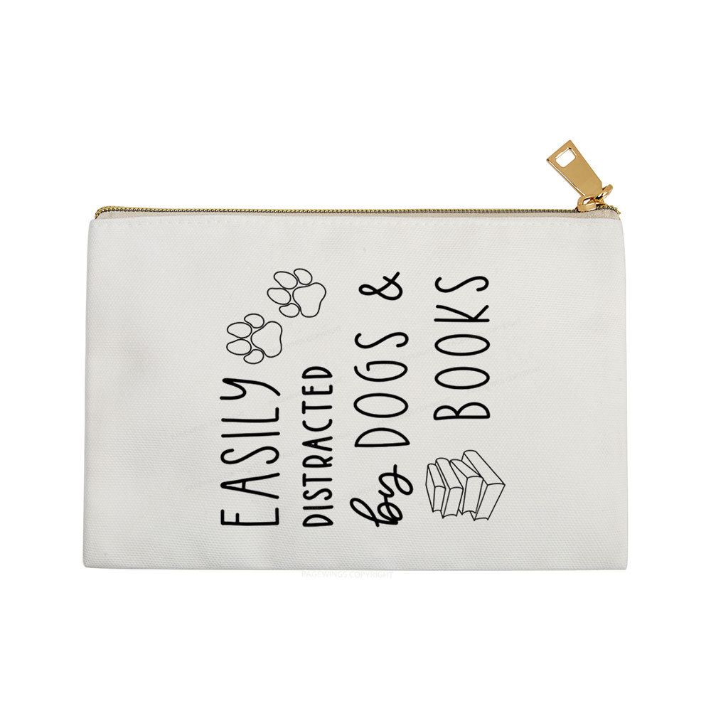 Pagewings Dogs And Books Pouch