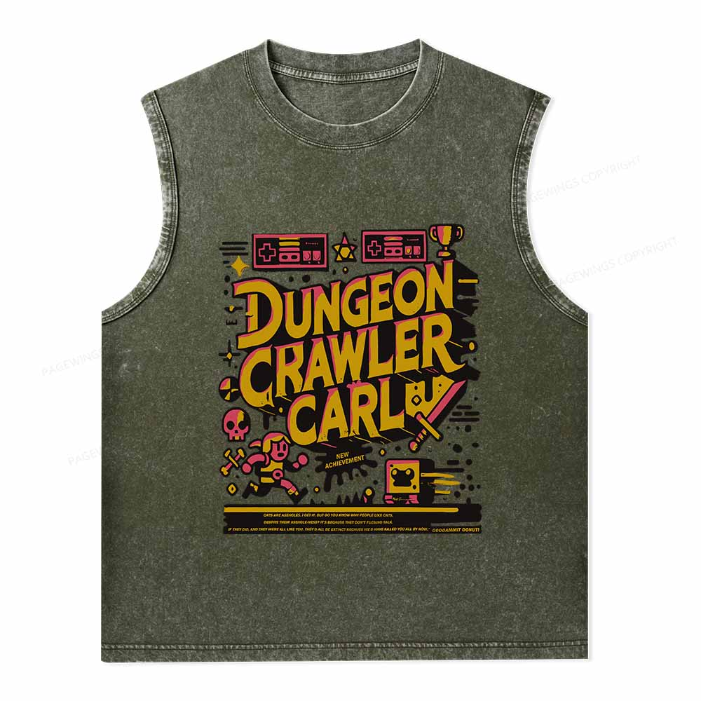Pagewings Book New Achievement Washed Tank Top
