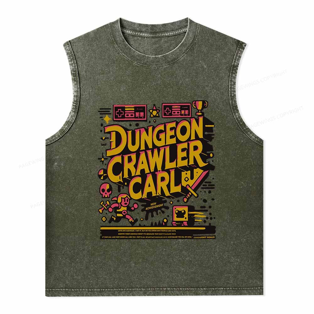 Pagewings Book New Achievement Washed Tank Top