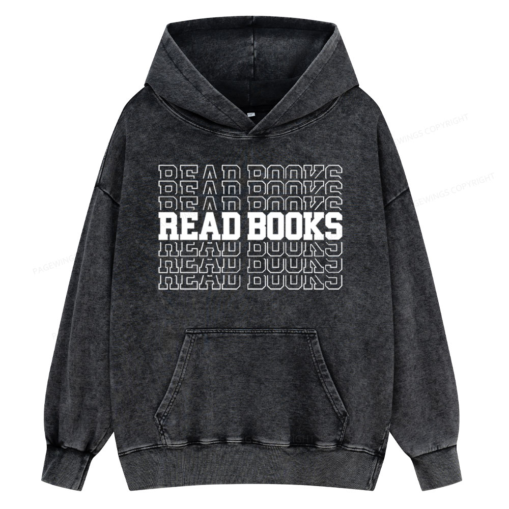 Pagewings Week and Library Unisex Washed Hoodie