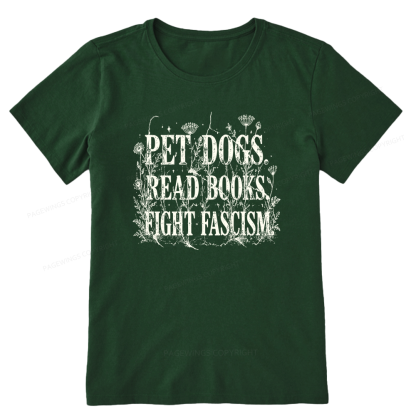 Pagewings Anti Fascism Book Lover Unisex Classic T-shirt