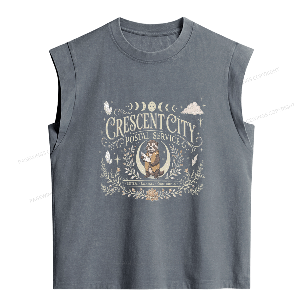Pagewings Fantasy Reader Women's Washed Tank Top