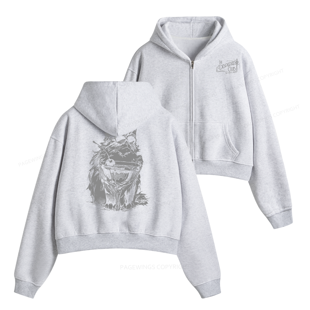 Pagewings The Desperado Club Fleece Zip-Up Hoodie