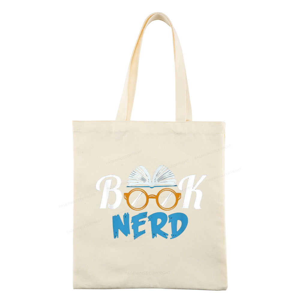 Pagewings Book Nerd Tote Bag