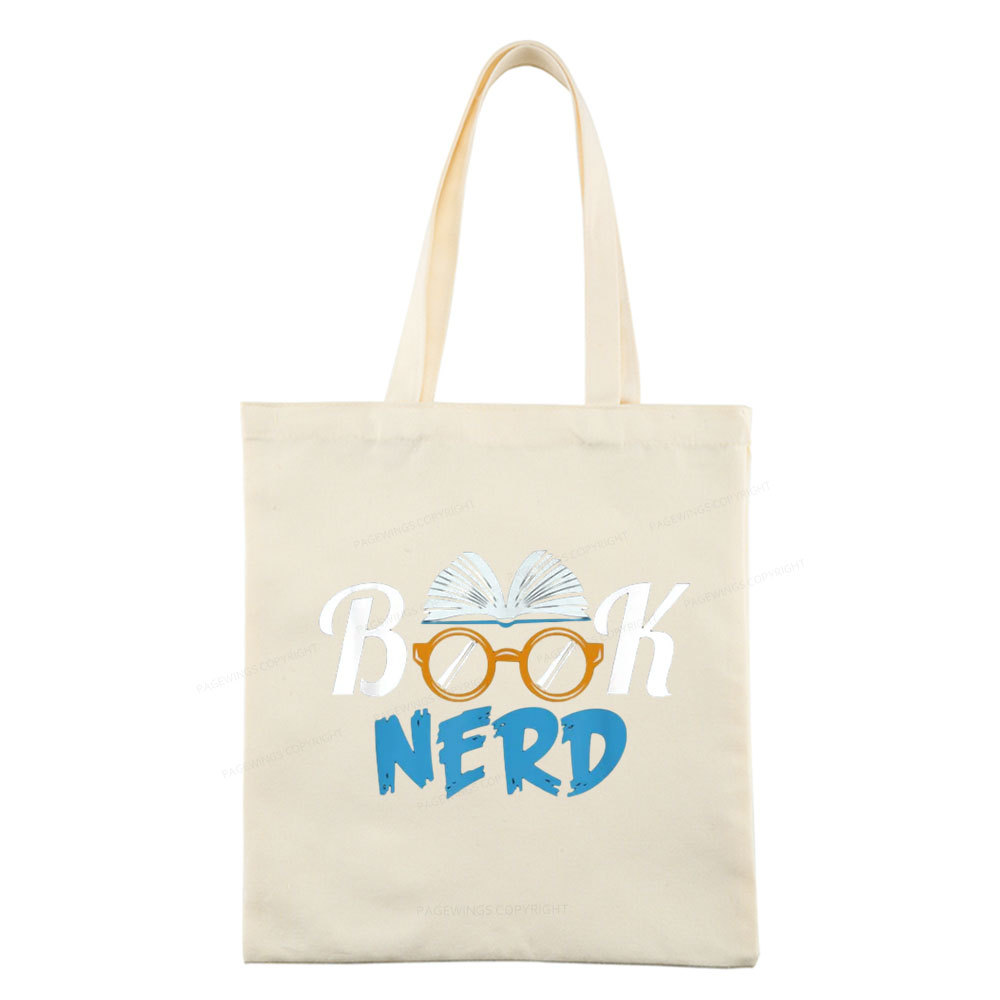 Pagewings Book Nerd Tote Bag