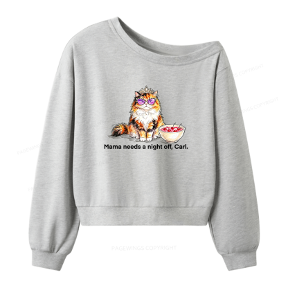 Pagewings Sci Fi Bookish Women Off Shoulder Sweatshirt