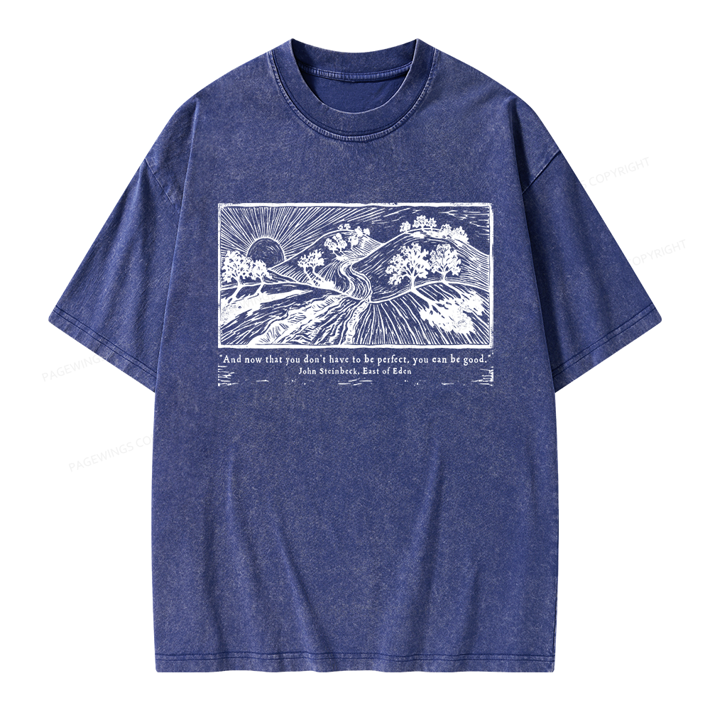 Pagewings Vintage Galley Unisex Washed T-shirt