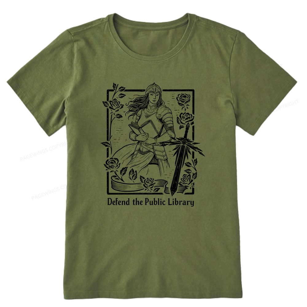 Pagewings Defend The Public Library Unisex Classic T-shirt