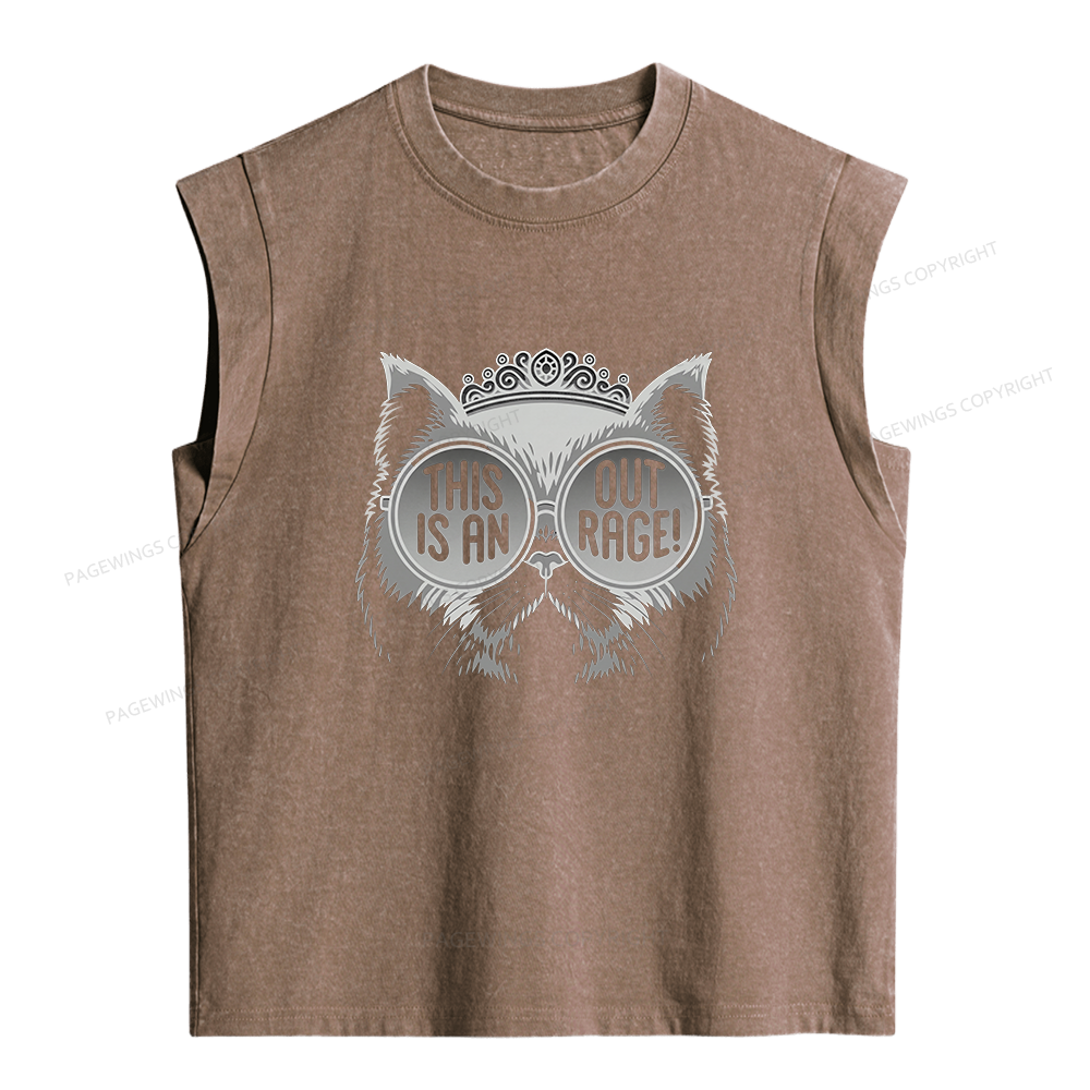 Pagewings Sci Fi Book Lover  Women's Washed Tank Top