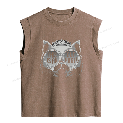 Pagewings Sci Fi Book Lover  Women's Washed Tank Top