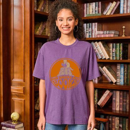 Pagewings Ban Bigots Not Books Unisex Washed T-shirt
