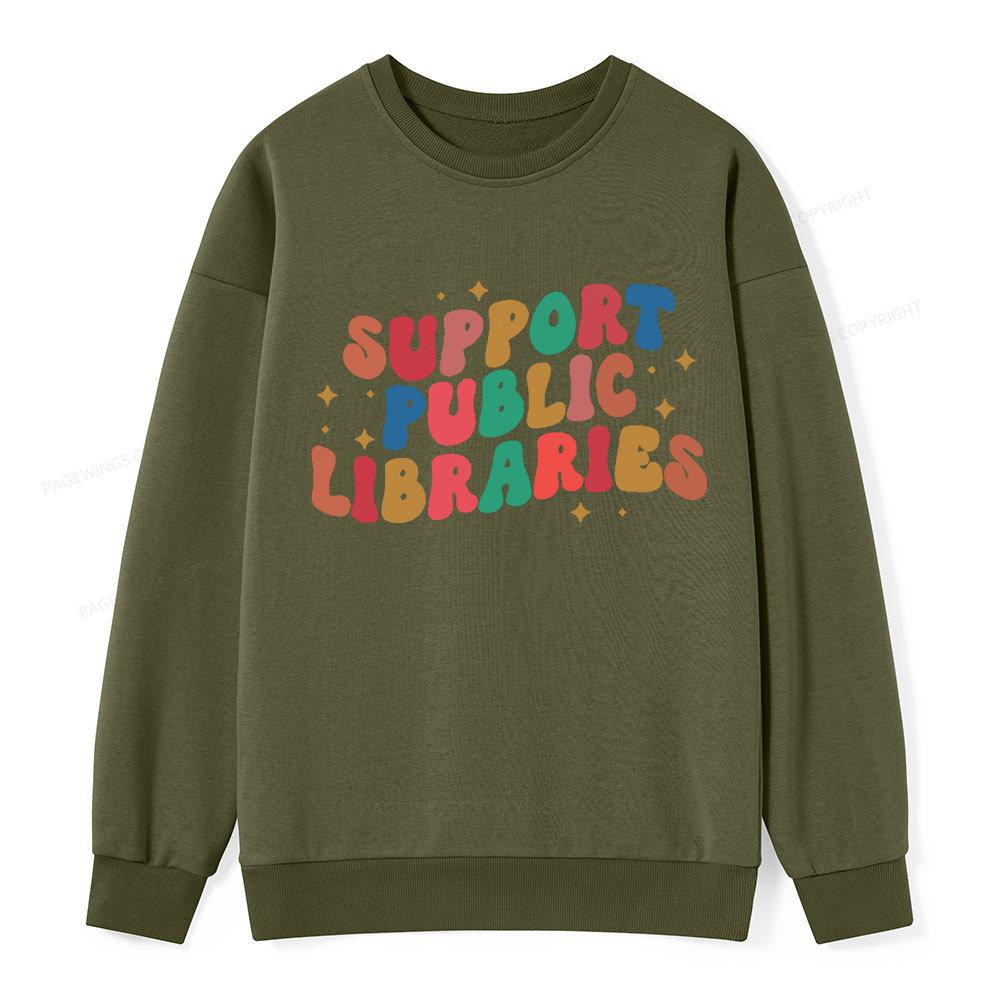 Pagewings Public Library Unisex Classic Sweatshirt