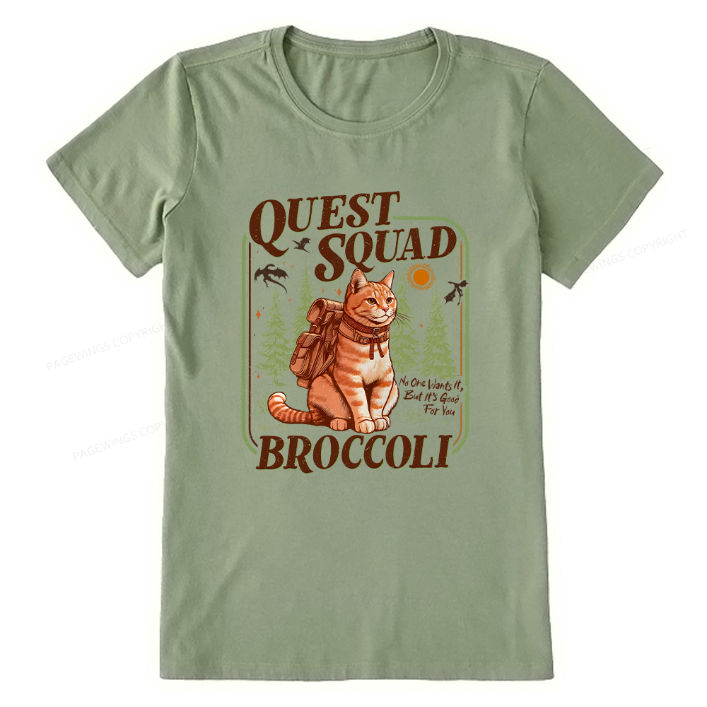 Pagewings Quest Squad Broccoli Unisex Classic T-shirt