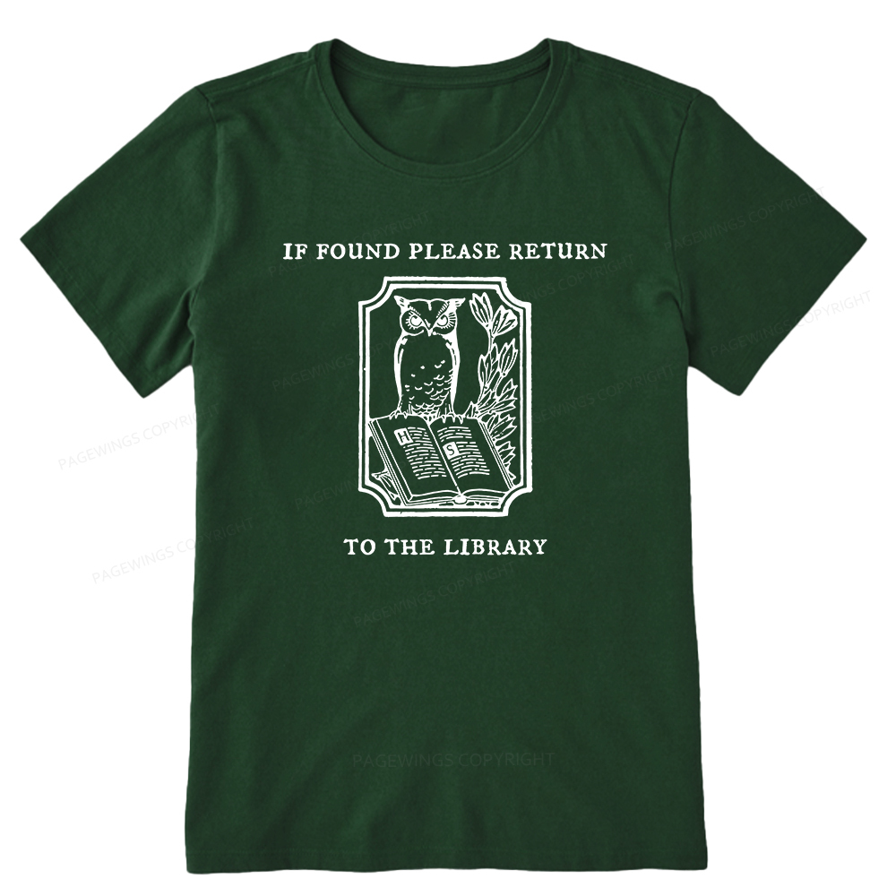 Pagewings Librarian Gift Owl Book Shirt Unisex Classic T-shirt