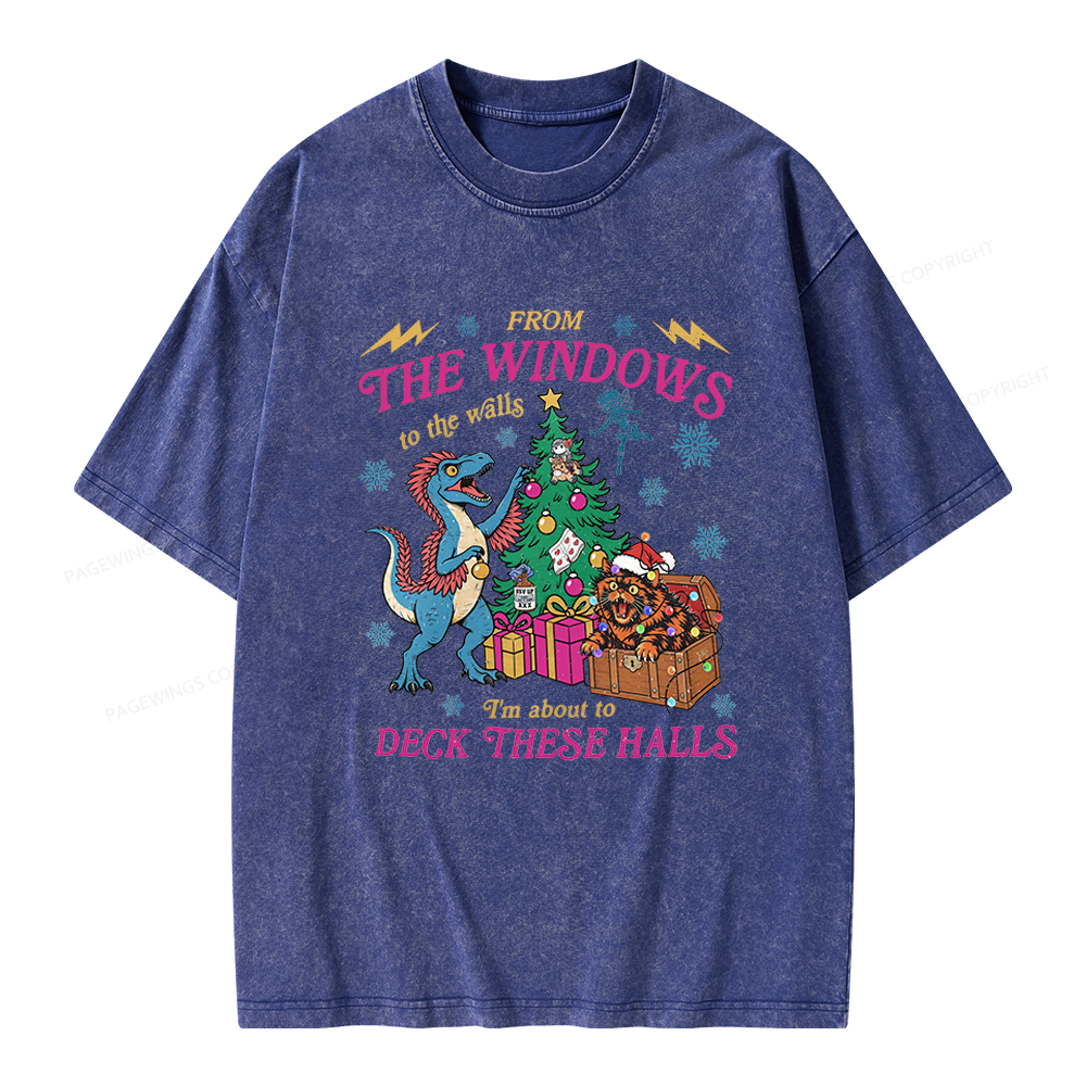 Pagewings From The Windows To The Wall Unisex Washed T-shirt