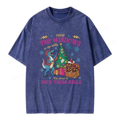 Pagewings From The Windows To The Wall Unisex Washed T-shirt