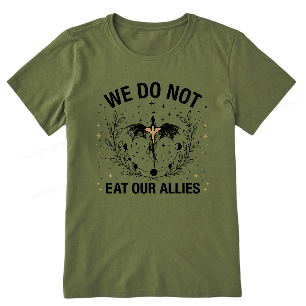 Pagewings We Do Not Eat Our Allies Unisex Classic T-shirt