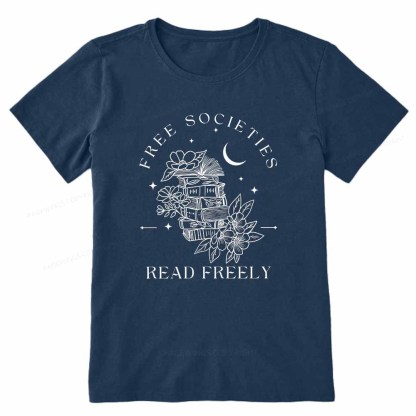 Pagewings Free Societies Read Freely Comfort Colors Shirt Unisex Classic T-shirt