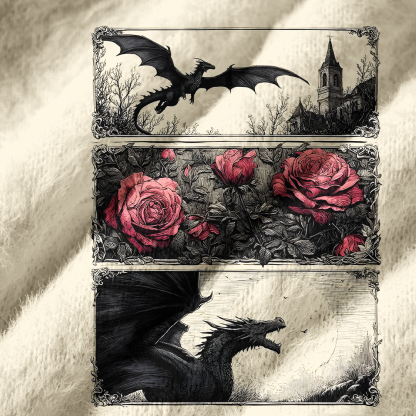 Pagewings Fantasy Bookish Off Shoulder Ugly Knit Sweater