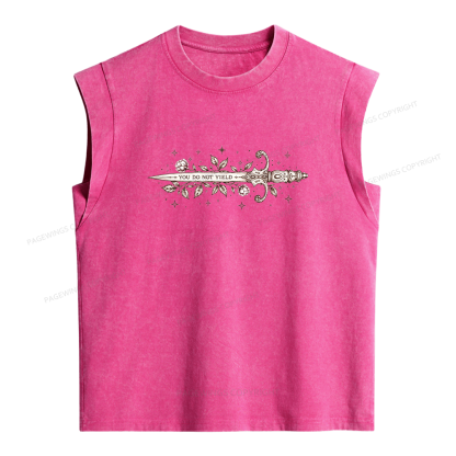 Pagewings Fantasy Book Women's Washed Tank Top