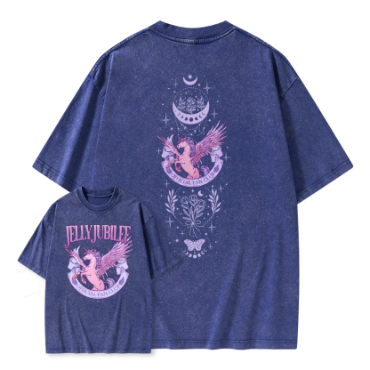 Pagewings Fantasy Books Lover Unisex Washed T-shirt