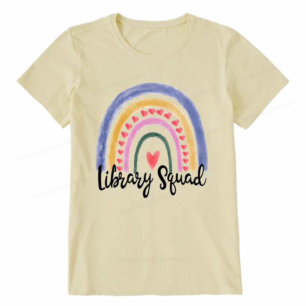 Pagewings Library Squad Shirt Unisex Classic T-shirt