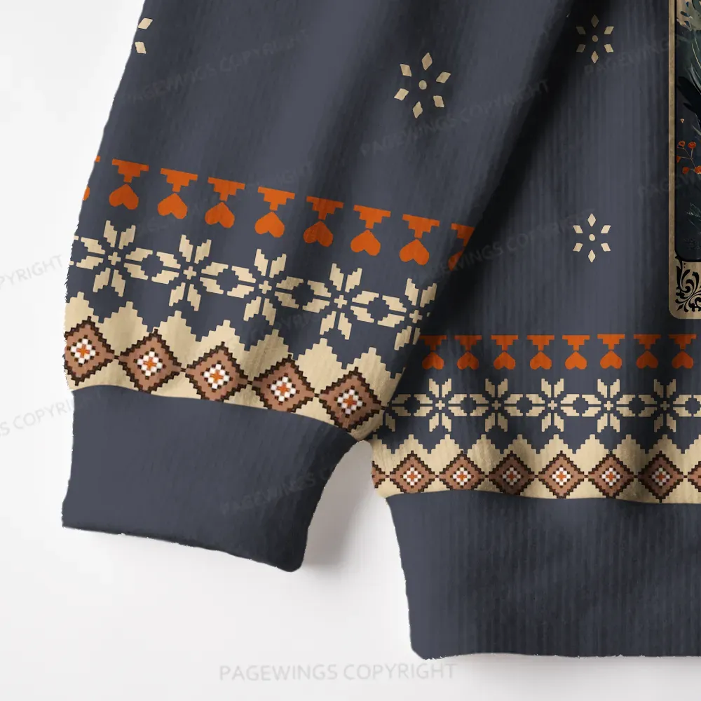 Pagewings The Reader Unisex Ugly Knit Sweatshirt