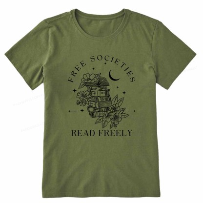 Pagewings Free Societies Read Freely Comfort Colors Shirt Unisex Classic T-shirt